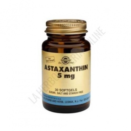 Complejo de Astaxantina 5 mg. Solgar 30 perlas