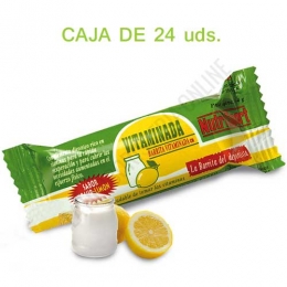 Caja de 24 barritas Vitaminadas Nutrisport yogur limn 44 gr.