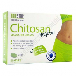 Chitosan Vegetal Triestop Eladiet 60 comprimidos