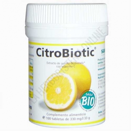 Citrobiotic (extracto BIO de semilla de pomelo) Sanitas 100 comprimidos