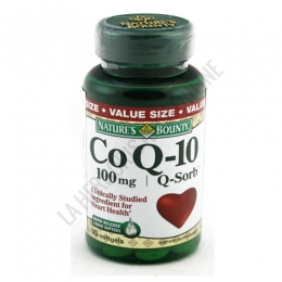 Co Q-10 Q-Sorb 100 mg. Natures Bounty 60 perlas