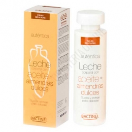 Leche corporal con aceite de almendras dulces Bactinel 300 ml.