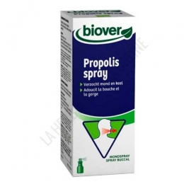 Propolis spray garganta con extractos y aceites esenciales ecológicos  Biover 25 ml.