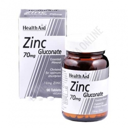 Gluconato de Zinc Health Aid 90 comprimidos