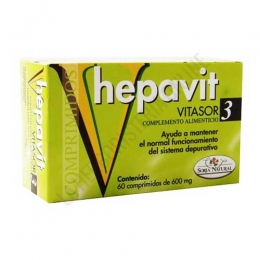 Vitasor 3 Hepavit Soria Natural 60 comprimidos