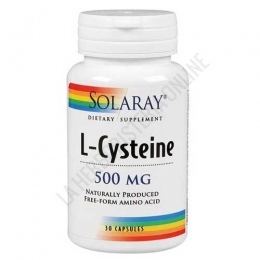 L-Cisteína 500 mg. Solaray 30 cápsulas
