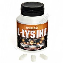 L-Lisina 500 mg. Health Aid 60 comprimidos