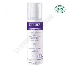 Leche desmaquilladora cara y ojos Cattier 200 ml.