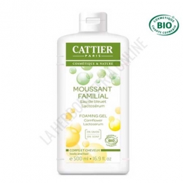 Gel de baño/ducha con lactoserum Cattier 500 ml.
