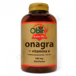 Aceite de Onagra 500 mg. (10% GLA) + Vitamina E Obire 450 perlas