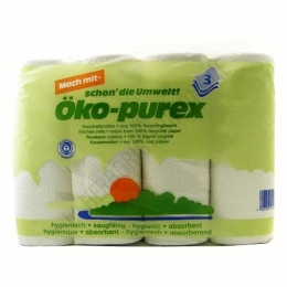 Papel de cocina 100% reciclado Öko-Purex 4 rollos