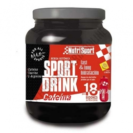 SportDrink con cafeína Nutrisport sabor limón bote 990 gr.