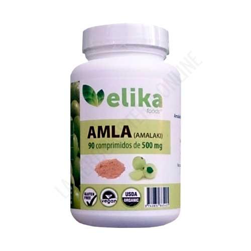 AMLA 500 mg. Elikafoods 90 comprimidos - Los comprimidos de Amla de Elikafoods contienen un 98% de polvo de Amla, la planta ms importante en la medicina ayurvdica debido a sus mltiples beneficios para la salud. Envase para 3 semanas.