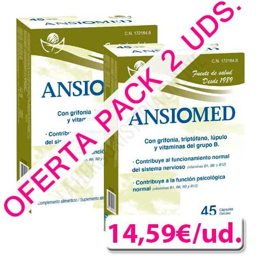 OFERTA Pack 2 uds. Ansiomed Bioserum 45 cápsulas