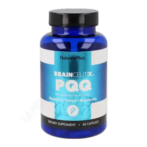 BRAINCEUTIX PQQ Natures Plus 20 mg. 60 cpsulas - Brainceutix PQQ de Natures Plus proporciona 20 mg de Pirroloquinolina quinona de la ms alta calidad disponible, una sustancia que puede contribuir en la actividad normal de nuestro cerebro y nuestras mitocondrias.