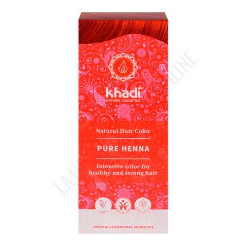 Henna 100% natural polvo puro de Lawsonia inermis Rojo Caoba Khadi 100 gr.