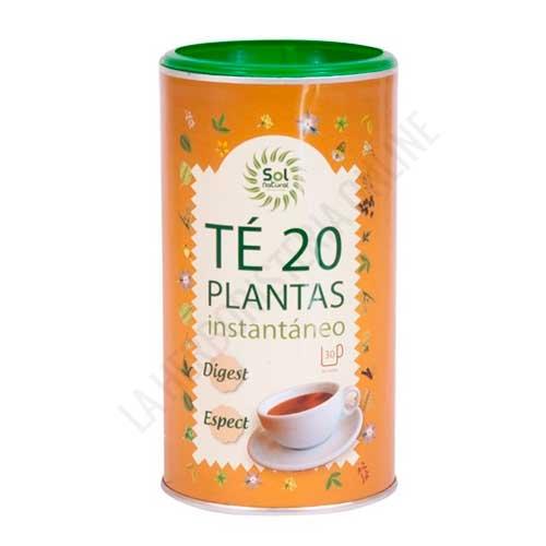 Infusin instantnea T 20 plantas Solnatural 190 gr. - T 20 plantas de Solnatural es una infusin instantnea a base de 20 plantas, fcil de preparar y de agradable sabor. Con plantas con propiedades digestivas y expectorantes, ideal para cualquier poca del ao y til en los meses de fro.