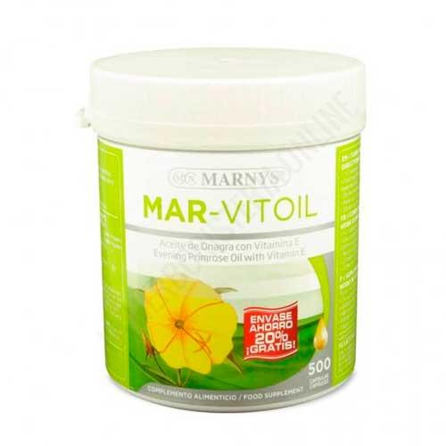 Aceite de onagra Mar Vitoil 500 mg. Marnys 400 + 100 perlas 