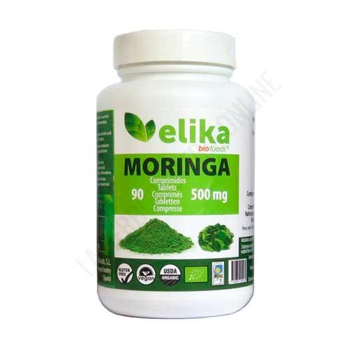 Moringa 500 mg. Elikafoods 90 comprimidos - La Moringa de Elikafoods contiene un 98%  de polvo de hoja de Moringa Oleifera, rbol originario de la regin del Himalaya, de la India. Tambin es conocido como el rbol de la vida debido a su alto contenido en nutrientes, vitaminas y minerales. Envase para 3 semanas.