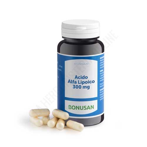 Ácido Alfa Lipoico 300 mg. Bonusan 60 cápsulas