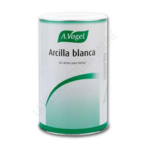 Arcilla blanca uso interno A. Vogel 400 gr. - La Arcilla Blanca de A. Vogel es un suplemento natural especialmente preparado para uso interno (viene filtrada). til en caso de molestias estomacales (acidez, gastritis...). PRODUCTO DESCATALOGADO POR EL LABORATORIO FABRICANTE.