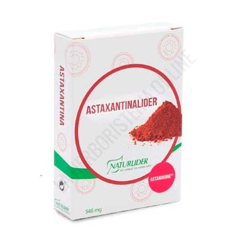 Astaxantinalider 100% pura AstaMarine 2,5 mg. Naturlider 30 cpsulas - Astaxantinalider es un complemento a base de Astaxantina 100% pura, desarrollada bajo una innovadora tecnologa de microencapsulacin que proporcinona una Astaxantina totalmente estable y que no se degrada con el tiempo (AstaMarine Pure).