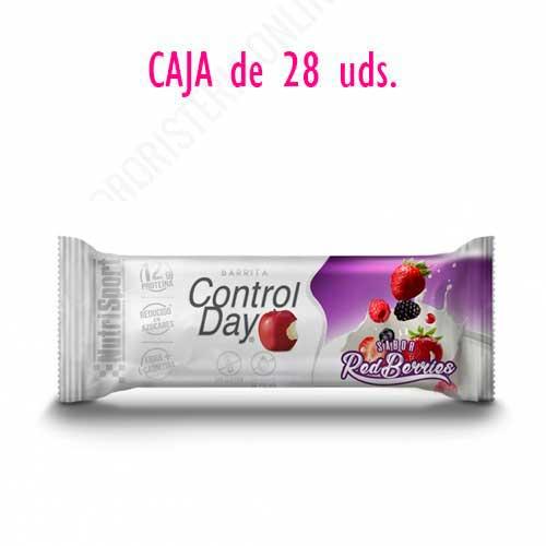 OFERTA Barritas ControlDay NutriSport sin gluten sabor Red Berries caja de 28 uds. 