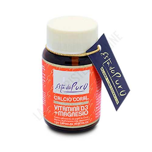 Calcio Coral + Vitamina D3 + Magnesio Estado Puro Tongil 120 cpsulas vegetales