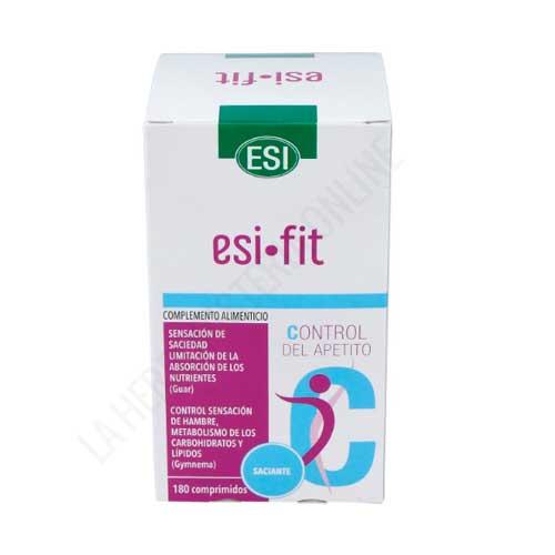 EsiFit Saciante 180 comprimidos - EsiFit Saciante es un complemento dietético útil para favorecer la pérdida de peso junto con unos hábitos dietéticos correctos. El producto destaca por su efecto saciante y su capacidad de ralentizar y disminuir la absorción de lípidos y azúcares. 