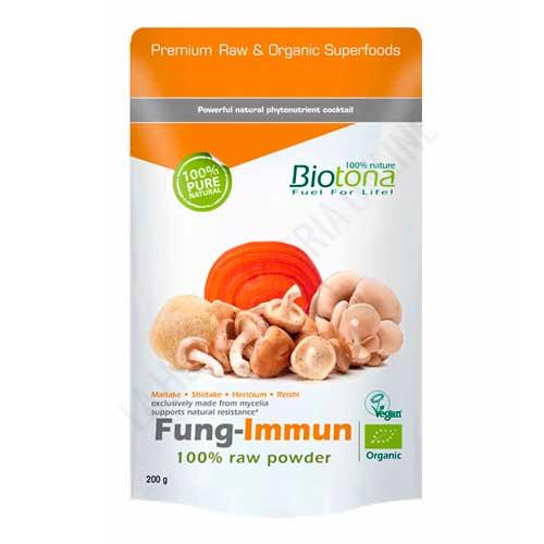 Fung Immun 100% Polvo Raw BIO Biotona 200 gr.