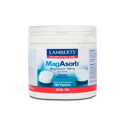 OFERTA MagAbsorb Citrato de Magnesio Superior Absorción Lamberts 180 comprimidos