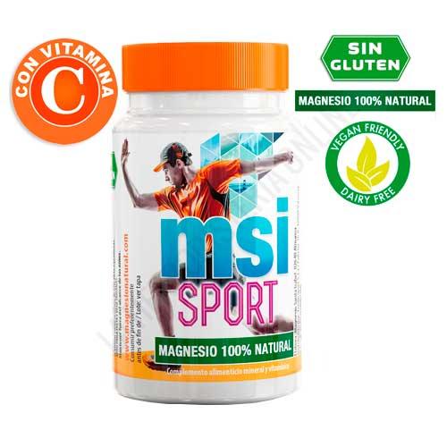 Magnesio 100% natural con vitamina C MSI Sport 60 cápsulas