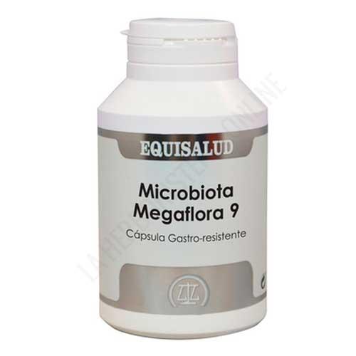 Microbiota Megaflora 9 Equisalud 180 cpsulas - Megaflora 9 de Equisalud es una mezcla multiespecie de probiticos y prebiticos altamente eficaz y patentada, presentada en cpsulas gastro-resistentes y diseada para el mantenimiento del equilibrio de la flora intestinal. ENVASE AHORRO DE 180 CPSULAS, para 60 das de toma.

