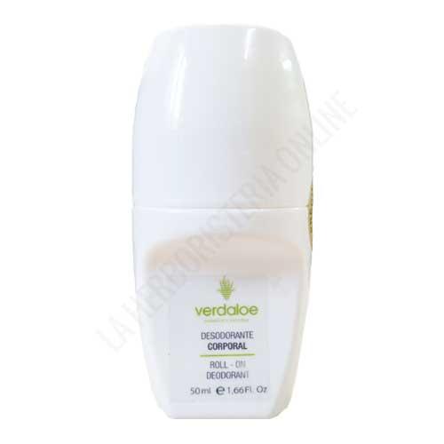 NUEVO FORMATO Desodorante corporal unisex Aloe roll on Verdaloe 50 ml.