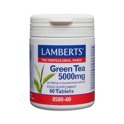 Té Verde 5000 mg. Green Tea Lamberts 60 comprimidos