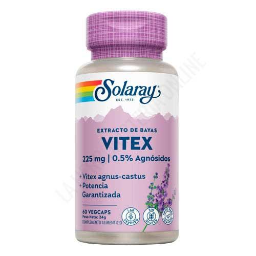 Vitex (sauzgatillo) Solaray 60 cápsulas