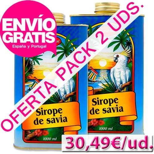 Sirope de Savia Madal Bal 1 litro pack 2 uds.