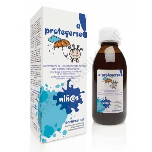A Protegerse niñ@S jarabe Soria Natural 150 ml.