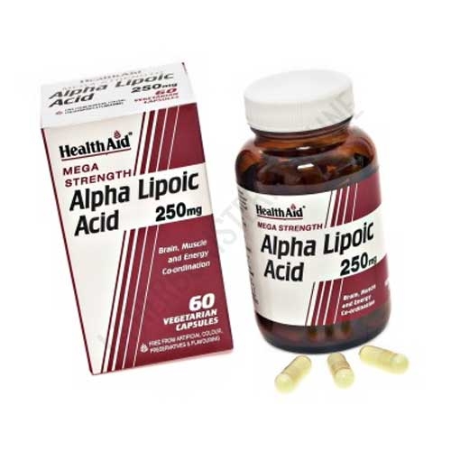 Ácido Alfa Lipoico Health Aid 60 cápsulas