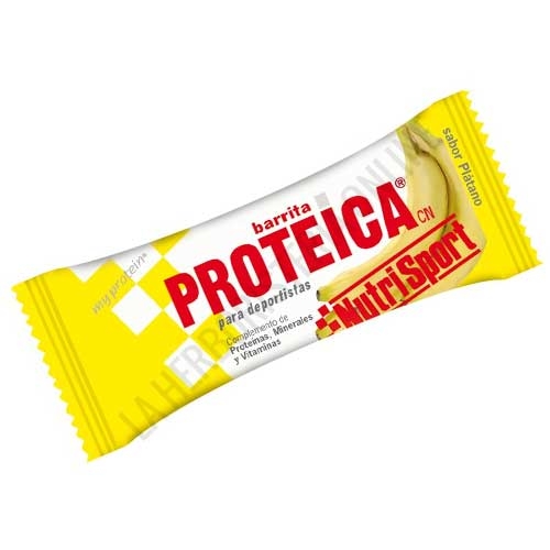 Barrita Proteica Nutrisport sabor plátano 46 gr. - 