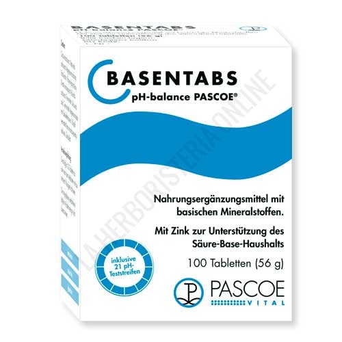 Basentabs PH Balance Pascoe 100 comprimidos + 21 tiras PH