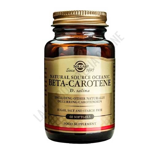 Betacaroteno Oceánico Solgar 7 mg. 60 cápsulas