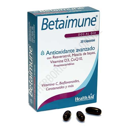 Betaimune Antioxidante Avanzado Health Aid 30 cpsulas