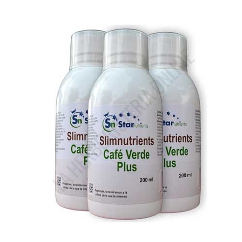 Café Verde Plus Naturlíder 200 ml. PACK 3 UDS.