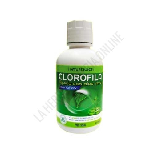 Jugo de Clorofila y Aloe Vera Natur Juice 473 ml.