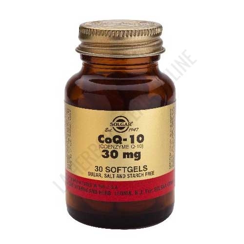 Coenzima Q-10 Solgar 30 mg. 30 vegicaps 