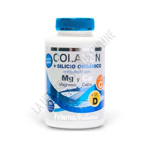 Colagen Colágeno Marino con Silicio Orgánico, Magnesio y Calcio Prisma Natural 180 comprimidos