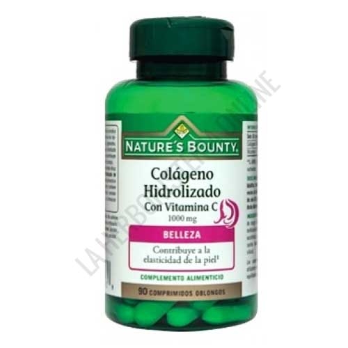 Colágeno Hidrolizado 1000 mg. con Vitamina C Natures Bounty 90 comprimidos
