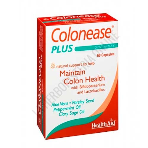 Colonease Plus con probióticos Health Aid 60 cápsulas
