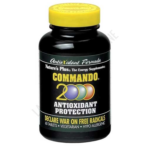 Commando 2000 antioxidante Natures Plus 60 comprimidos